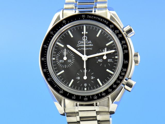 Omega Speedmaster Reduced Automatik Saphirglas