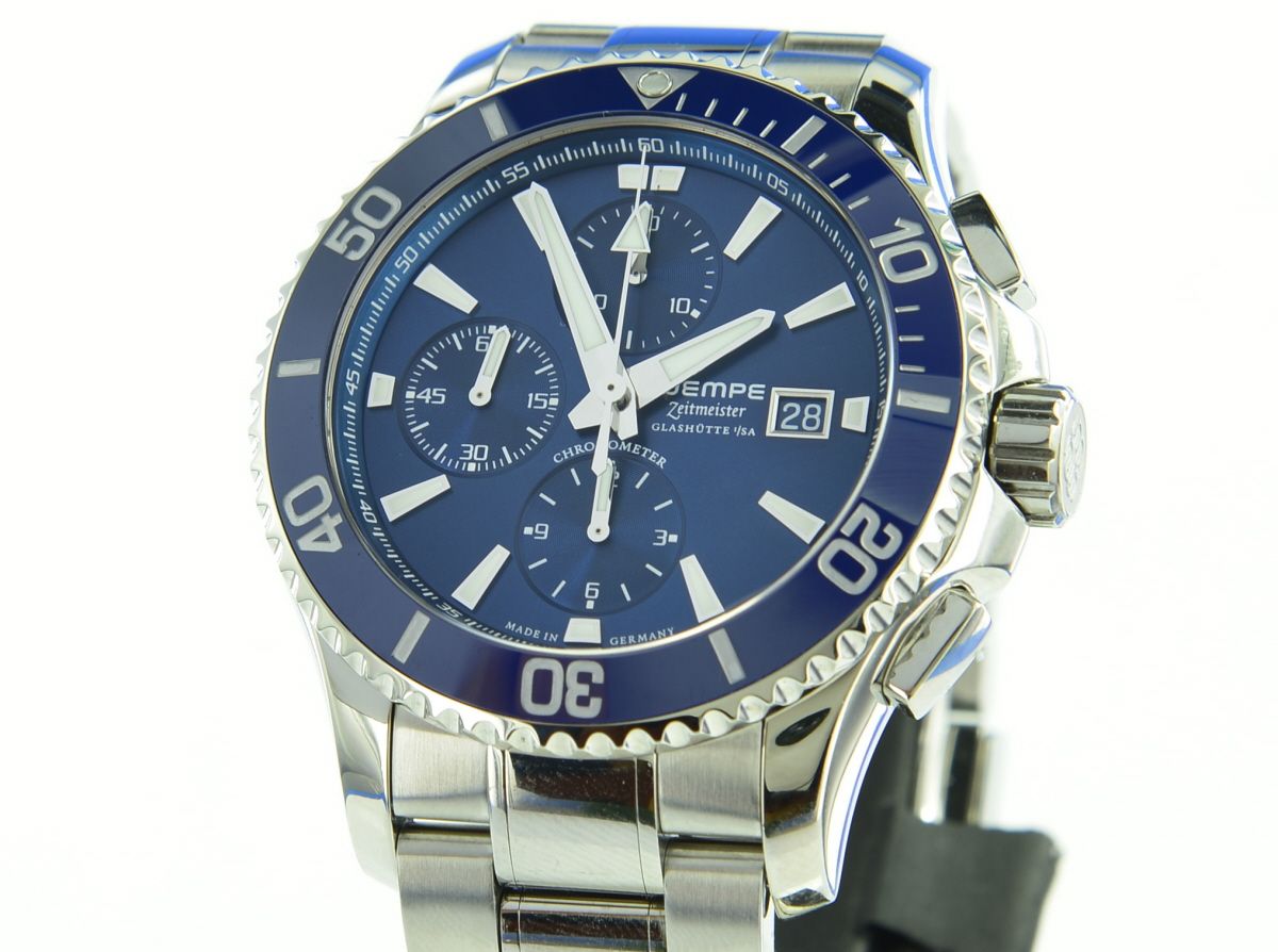 Wempe Glashütte I/SA Zeitmeister Sport Taucher Chronograph WM650020