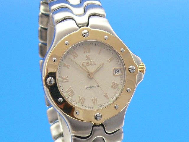 EBEL Sportwave Herren Automatik Stahl/Gold