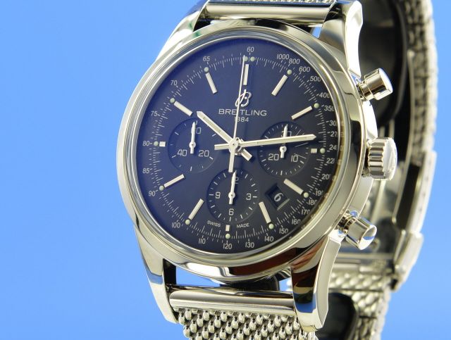 Breitling Transocean Chronograph Stahl 43mm