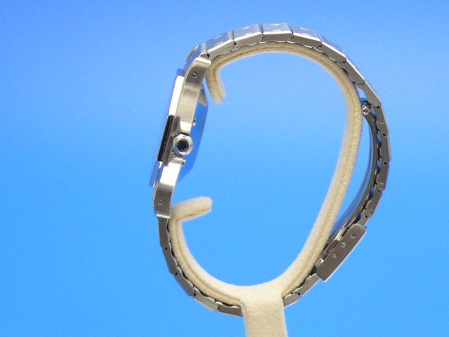 Cartier Santos Rond Medium Stahl