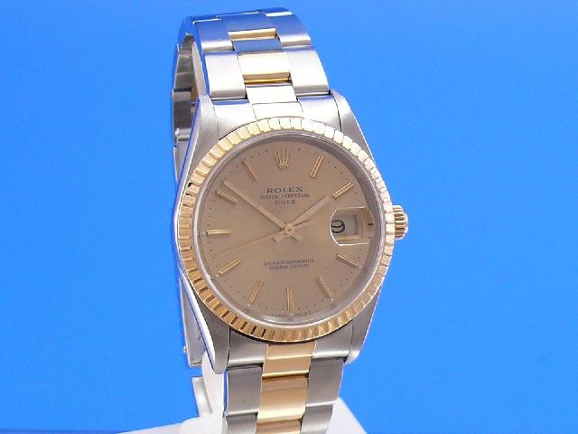 Rolex Date Stahl/Gold 34 mm