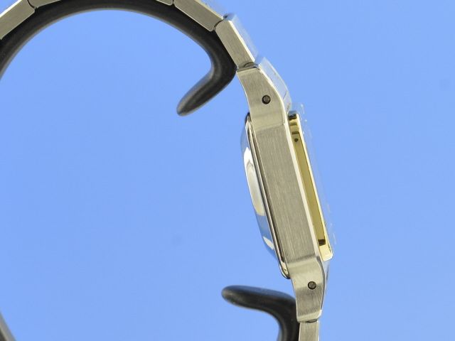 Cartier Santos Galbe Damen Stahl/Gold Automatik