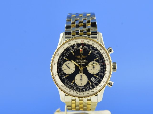Breitling Navitimer Stahl/Gold Chronograph