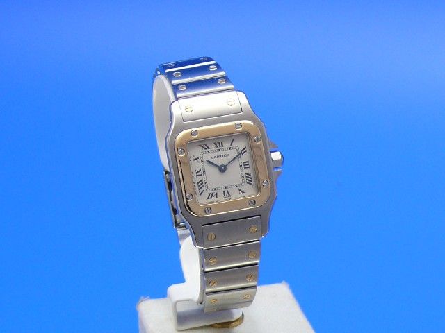 Cartier Santos Stahl/Gold Damen