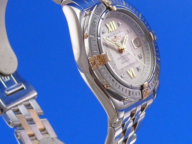 Breitling Cockpit Lady Stahl/Gold Diamant