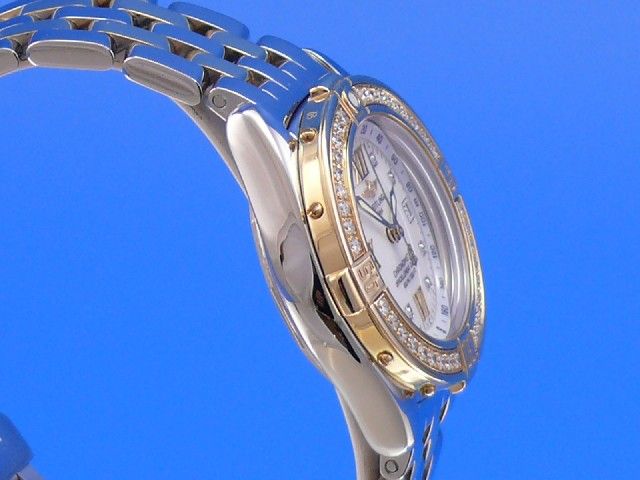 Breitling Lady B-Class Stahl/Gold Diamantblatt u. Lnette