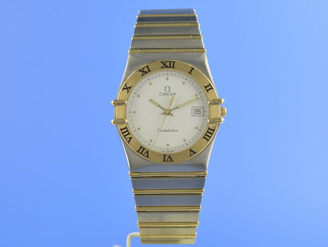 Omega Constellation Stahl/Gold Herren 34 mm