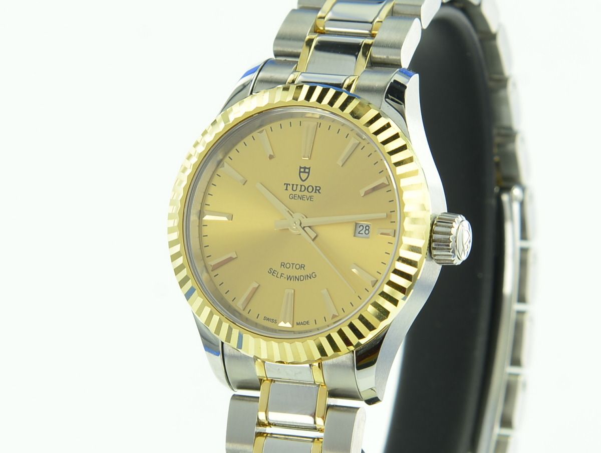 Tudor Style 12133 Lady 28 mm Stahl/Gold