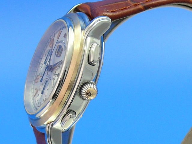 Maurice Lacroix Masterpiece Flyback Annuaire Stahl/Gold