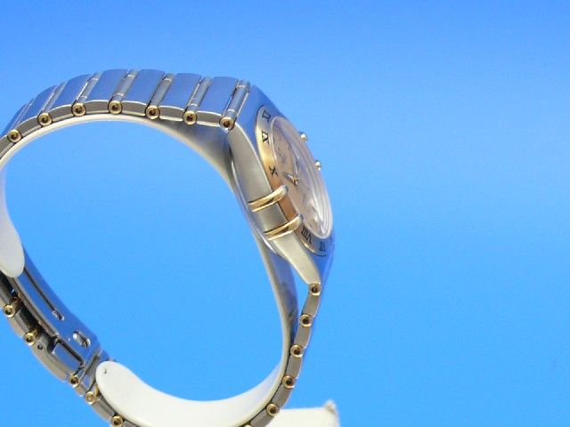 Omega Constellation Damen Automatik Stahl/Gold