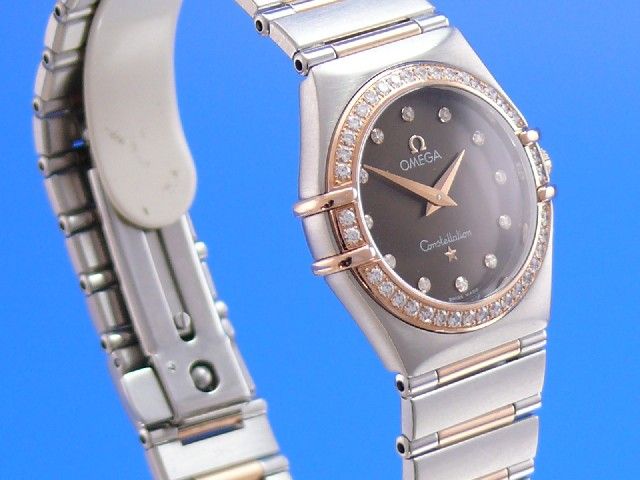 Omega Constellation Damen Stahl/Gold