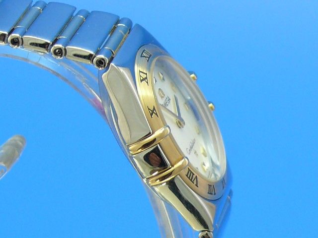 Omega Constellation myChoice Damen Stahl/Gold