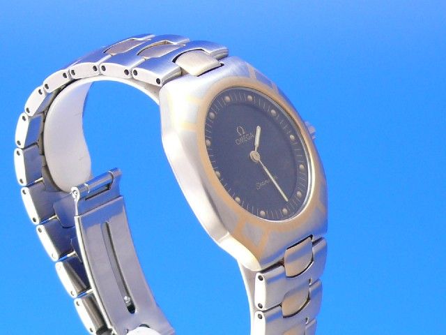 Omega Seamaster Multifunktion Stahl mit 750/- Goldeinlagen