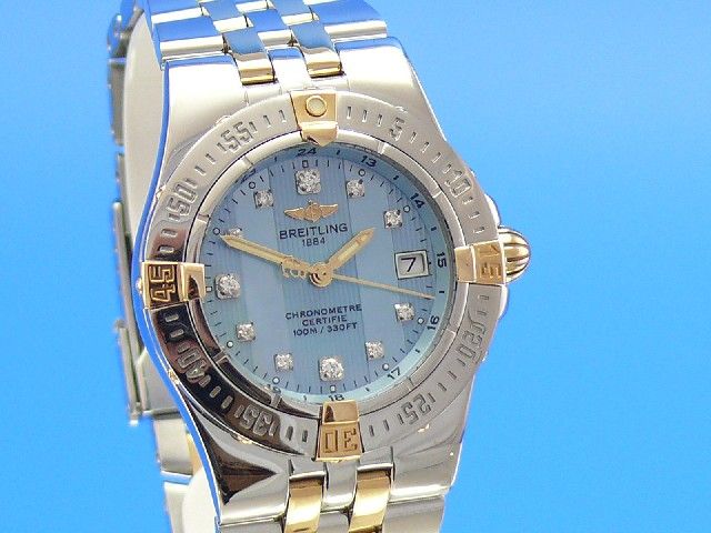 Breitling Starliner Galactic 30 Lady Stahl/Gold Brillant
