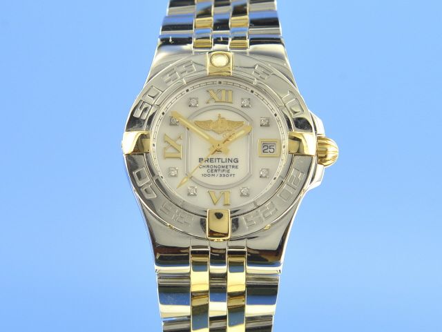 Breitling Starliner Lady Stahl/Gold Diamant