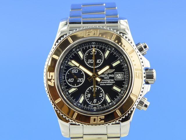Breitling Superocean Chronograph II Stahl/18 kt Rosgold