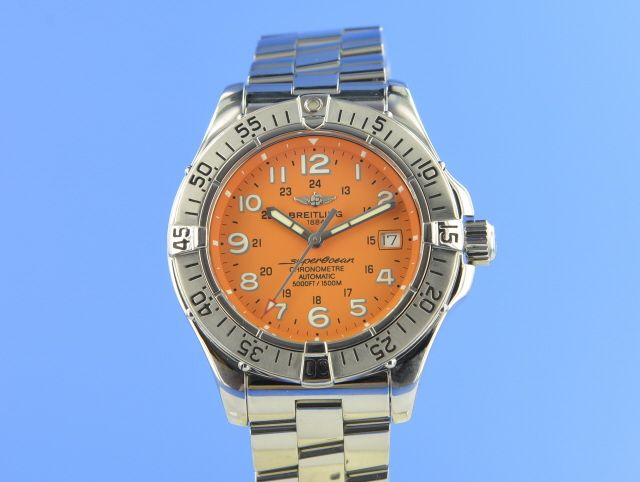 Breitling Superocean Orange Dial 42 mm