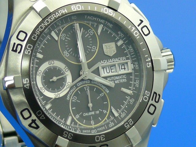 TAG HEUER AQUARACER CHRONOMETER DAY/DATE