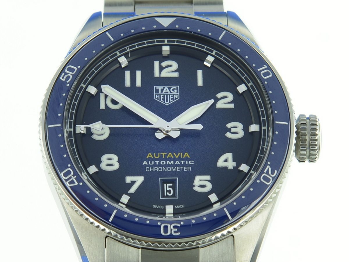 TAG Heuer Autavia Blue Dial Chronometer WBE5116