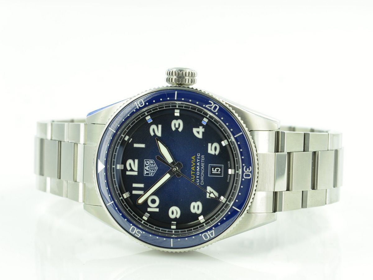 TAG Heuer Autavia Blue Dial Chronometer WBE5116