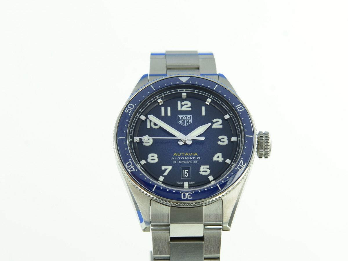 TAG Heuer Autavia Blue Dial Chronometer WBE5116