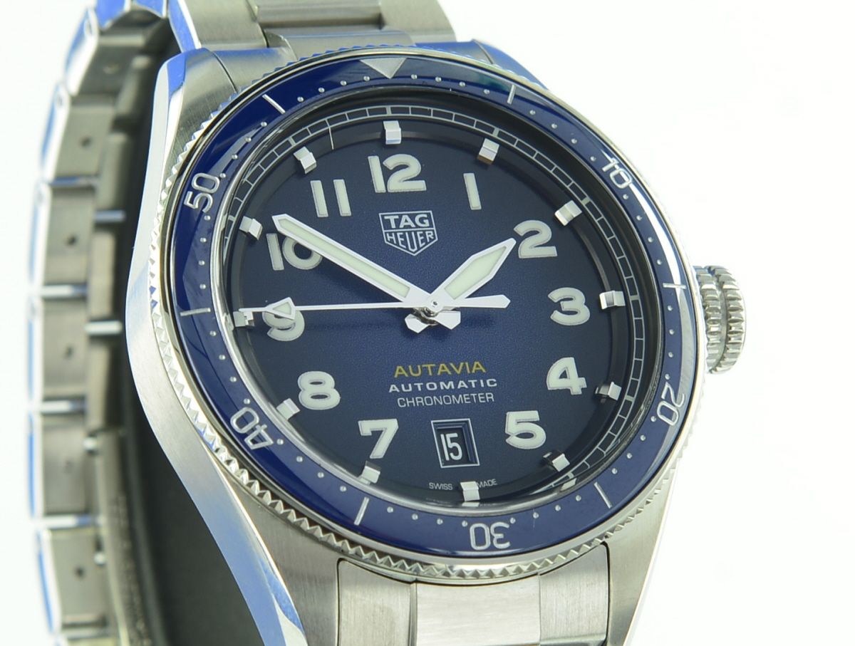 TAG Heuer Autavia Blue Dial Chronometer WBE5116
