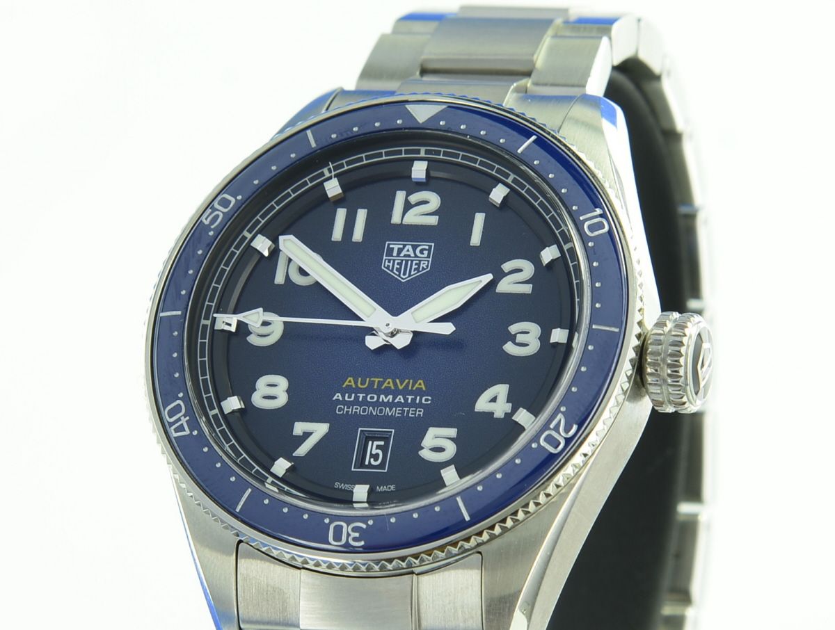 TAG Heuer Autavia Blue Dial Chronometer WBE5116