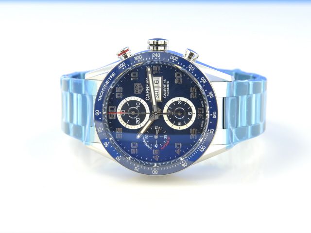 TAG Heuer Carrera 43mm Chronograph Blue Dial