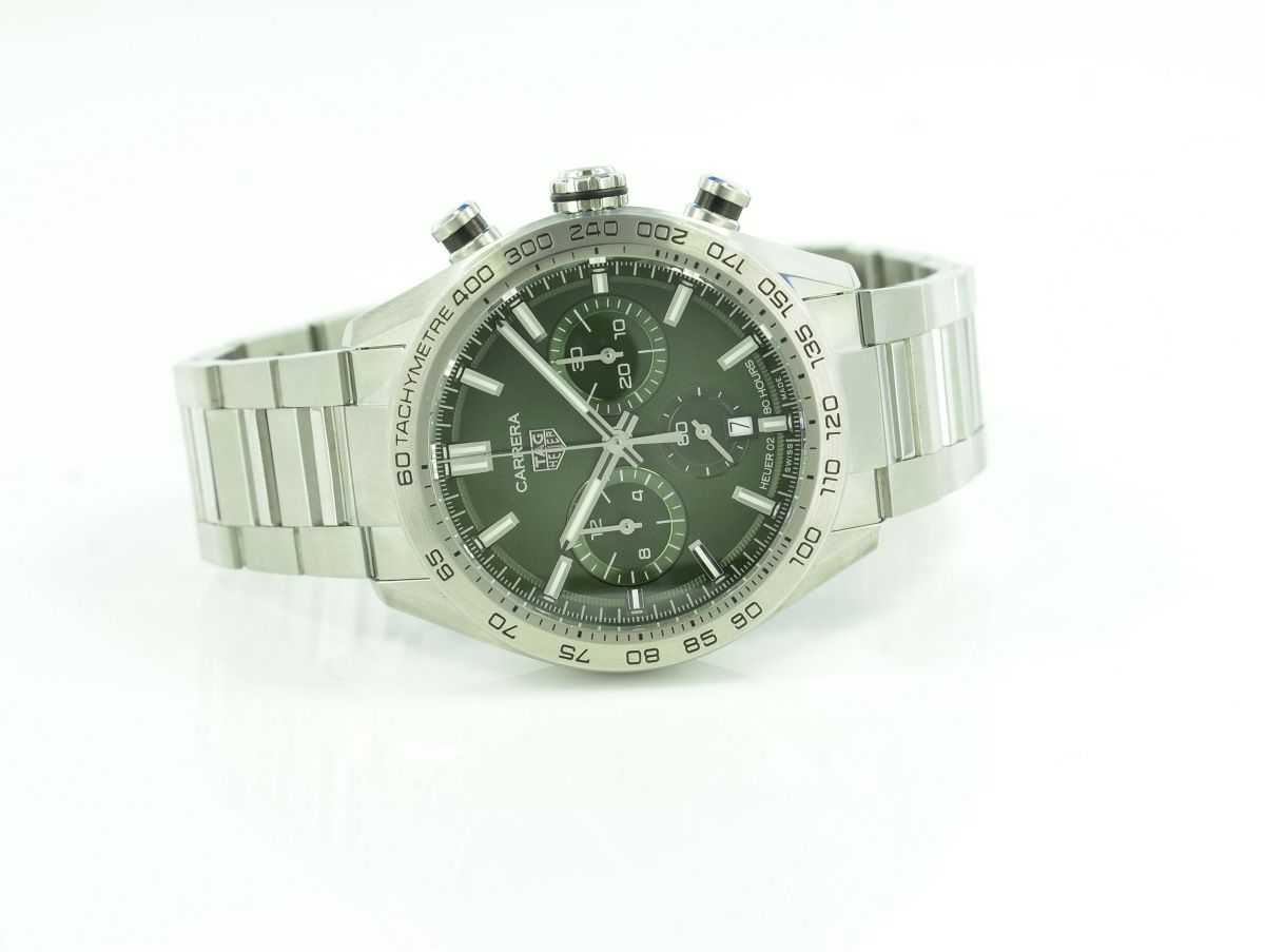 TAG Heuer Carrera Heuer Chronograph Calibre 02 Green Dial