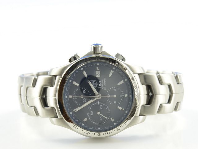 TAG Heuer LINK Blue Dail Chronograph