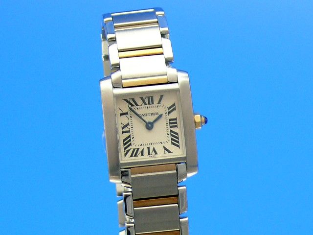 Cartier Tank Francaise Damen Stahl/Gold