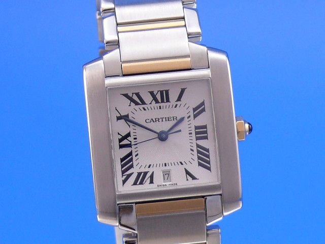 Cartier Tank Francaise Medium Stahl/Gold Automatik