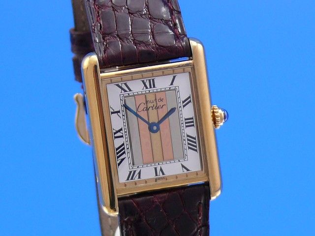 Cartier Tank Vermeil Tri Color