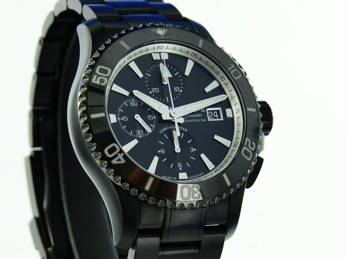 Wempe Zeitmeister Sport Taucher Chronograph DLC Chronometer WM690004
