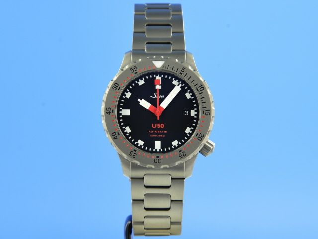 SINN U50 Taucheruhr mit U-Boot Stahl