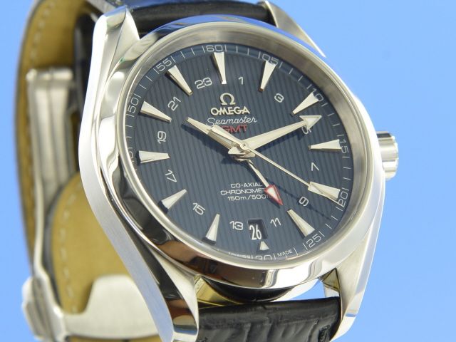 Omega Seamaster Aqua Terra 150M Co‑Axial GMT 43 mm