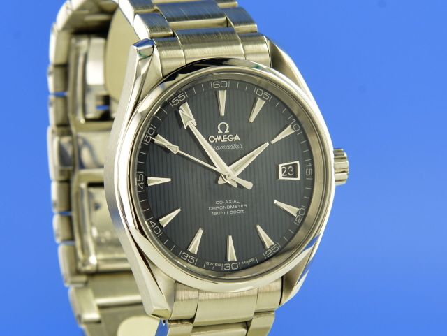 Omega Seamaster Aqua Terra Co-Axial Blue Dail