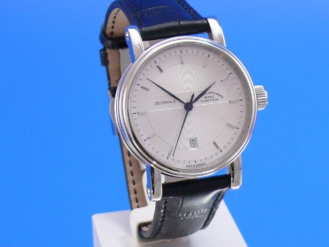 Mhle Glashtte Teutonia II Stahl Automatik 38mm