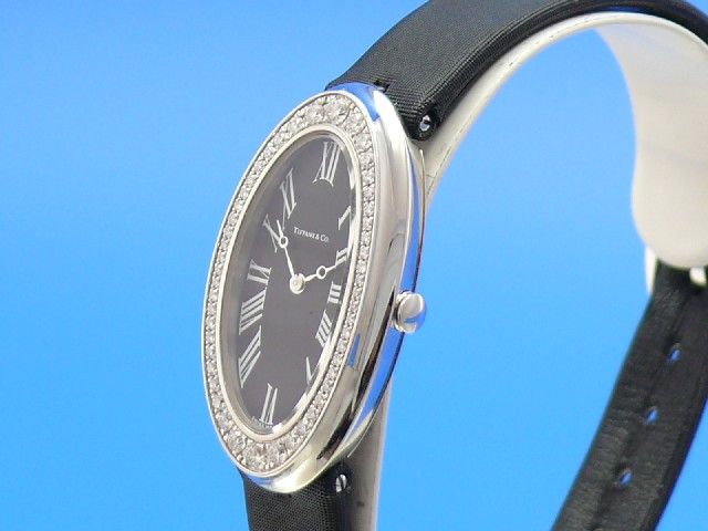 Tiffany&Co.Cocktail Watch Lady 18K Weigold Brillanten