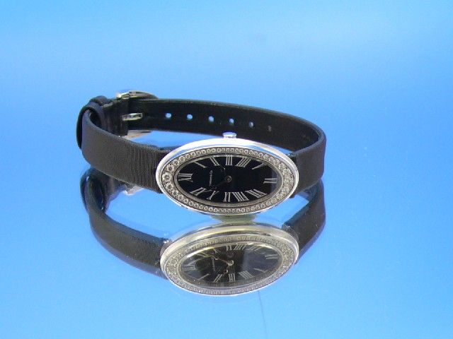 Tiffany&Co.Cocktail Watch Lady 18K Weigold Brillanten