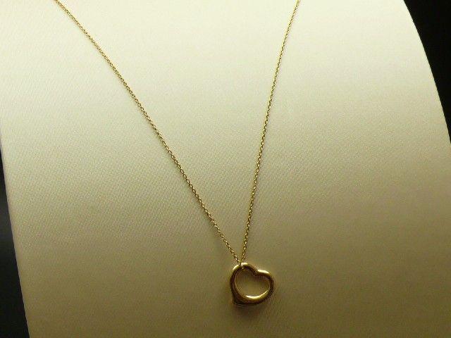 TIFFANY & CO KETTE&HERZ ANHNGER AUS GOLD 750