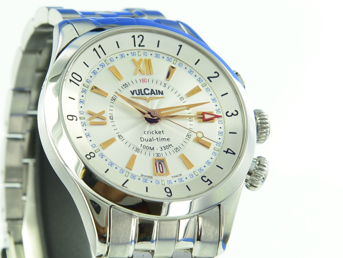 Vulcain Aviator Cricket Dual-Time