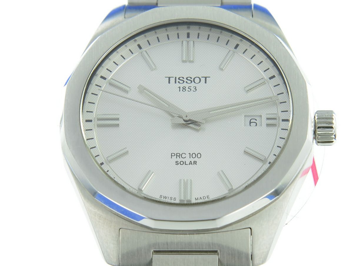Tissot PRC 100 Solar 39mm Silber Quartz
