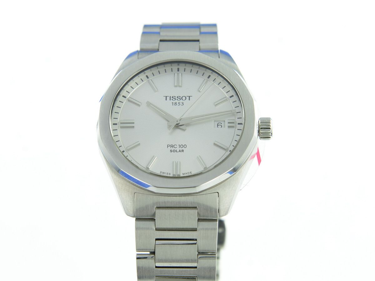 Tissot PRC 100 Solar 39mm Silber Quartz