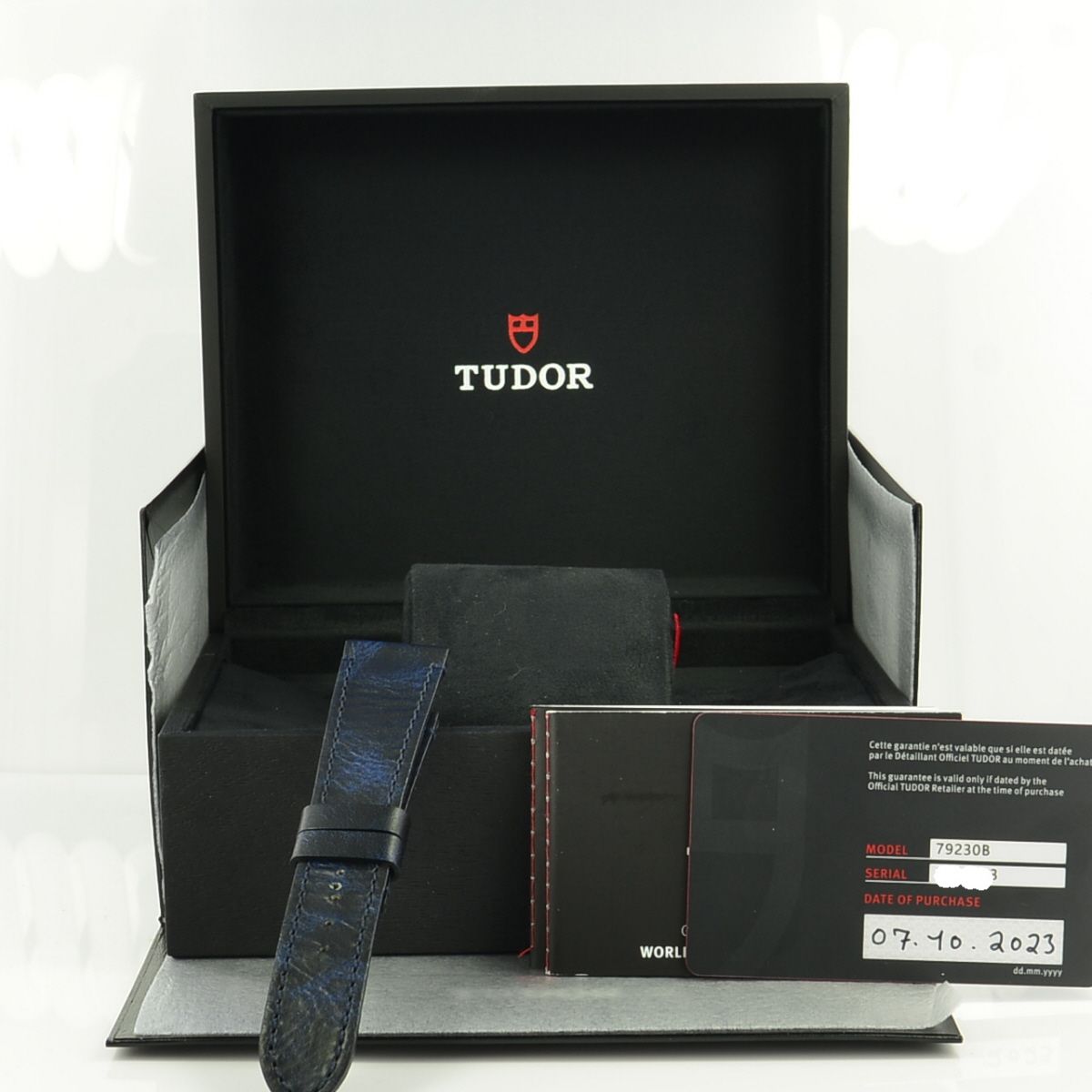 Tudor Black Bay 79230B Chronometer mit B/P 79230B aus 10/2023