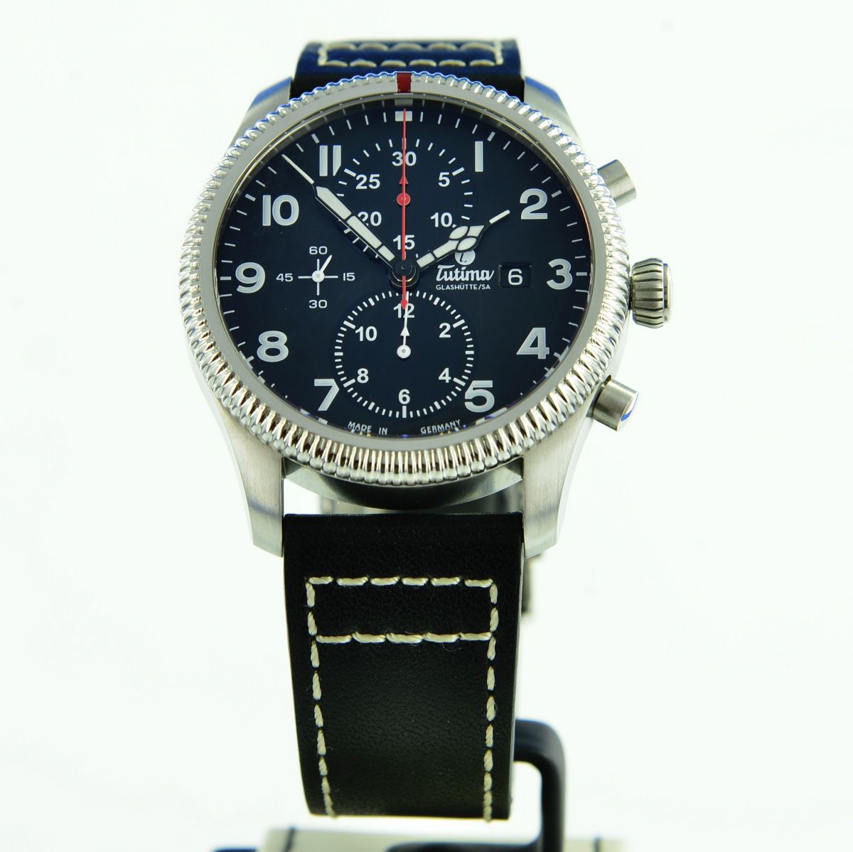 Tutima Glash�tte Grand Flieger Classic Chronograph 6402-01