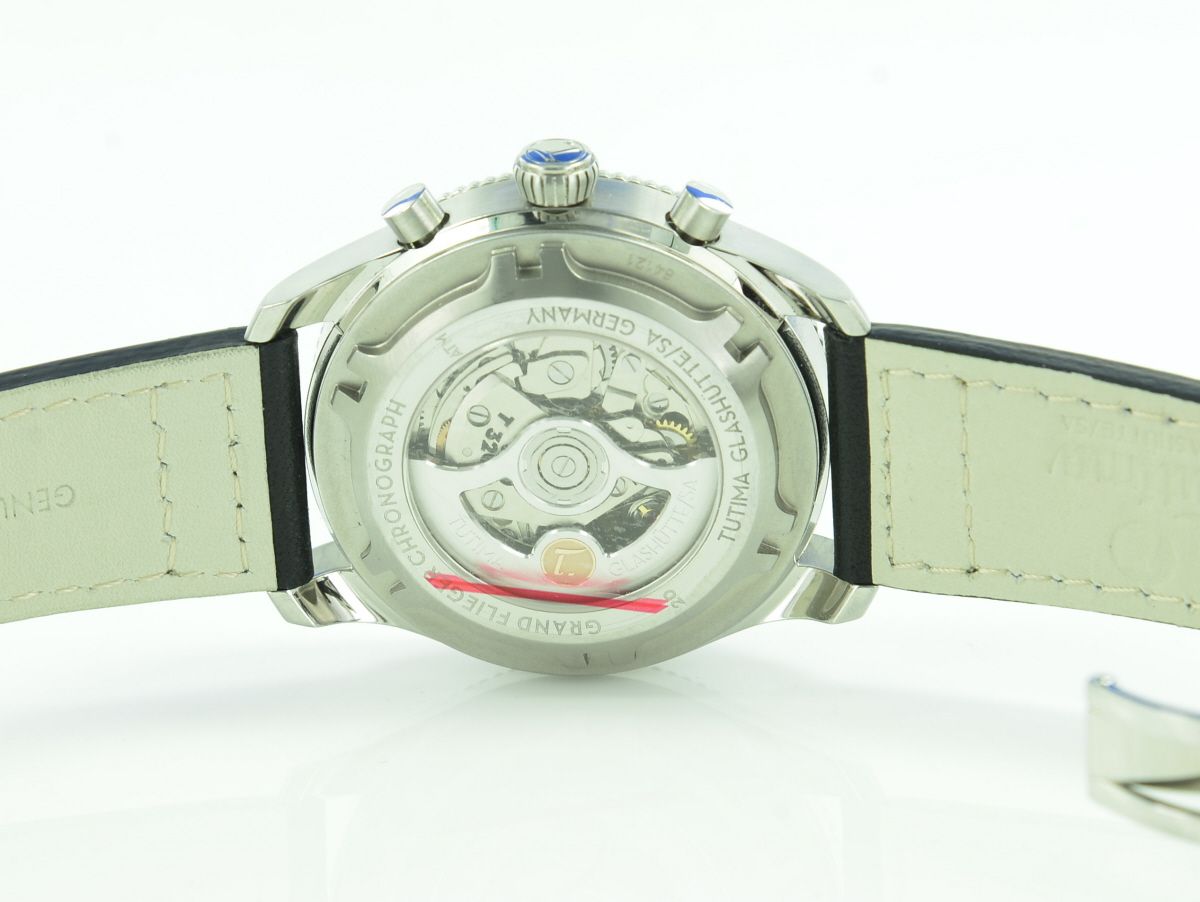 Tutima Glash�tte Grand Flieger Classic Chronograph 6402-01