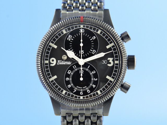Tutima Grand Classic Black Chronograph