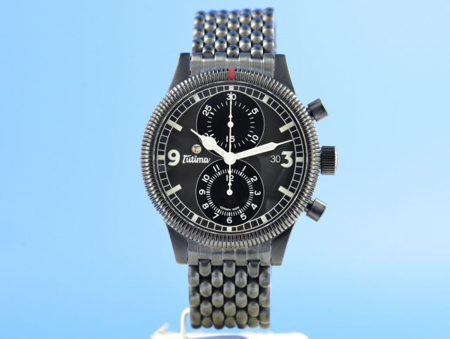 Tutima Grand Classic Black Chronograph